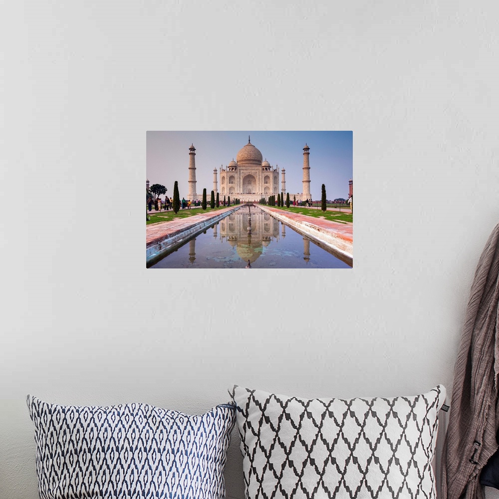 A bohemian room featuring Taj Mahal