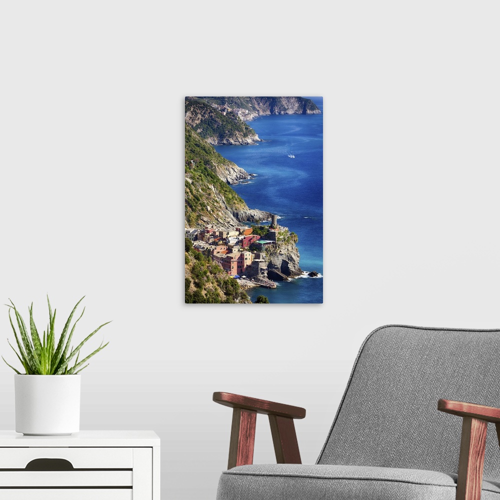 A modern room featuring Cinque Terre Towns on the Cliffs, Vernazza and Corniglia, Liguri