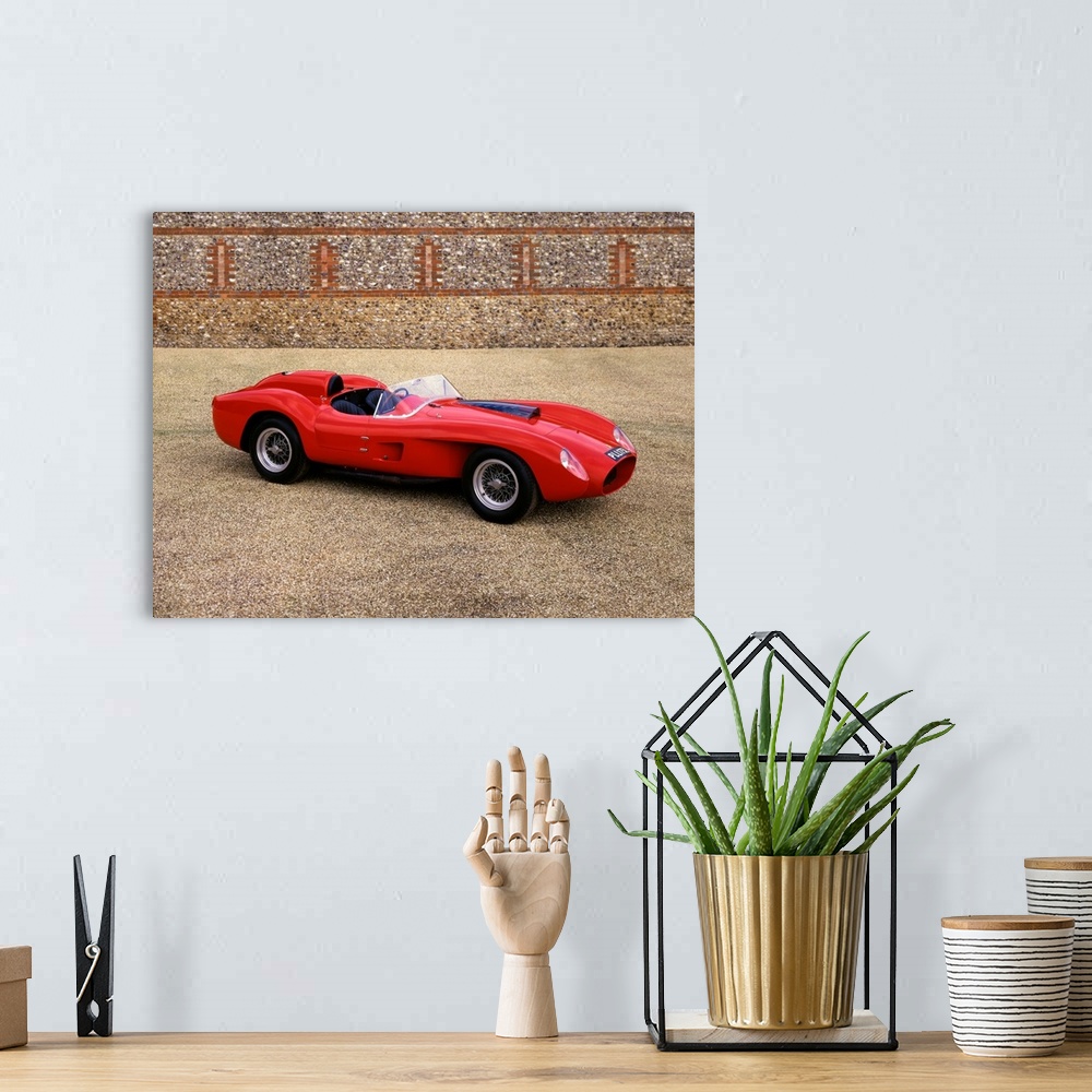 A bohemian room featuring 1958 Ferrari 335 S Speciale 4.1 litre V12. Country of origin Italy..