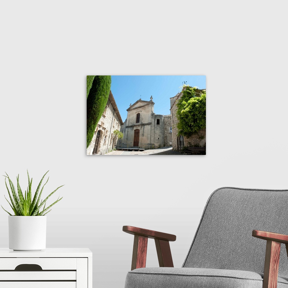 A modern room featuring A church, Vaison-La-Romaine, Vaucluse, Provence-Alpes-Cote d'Azur, France