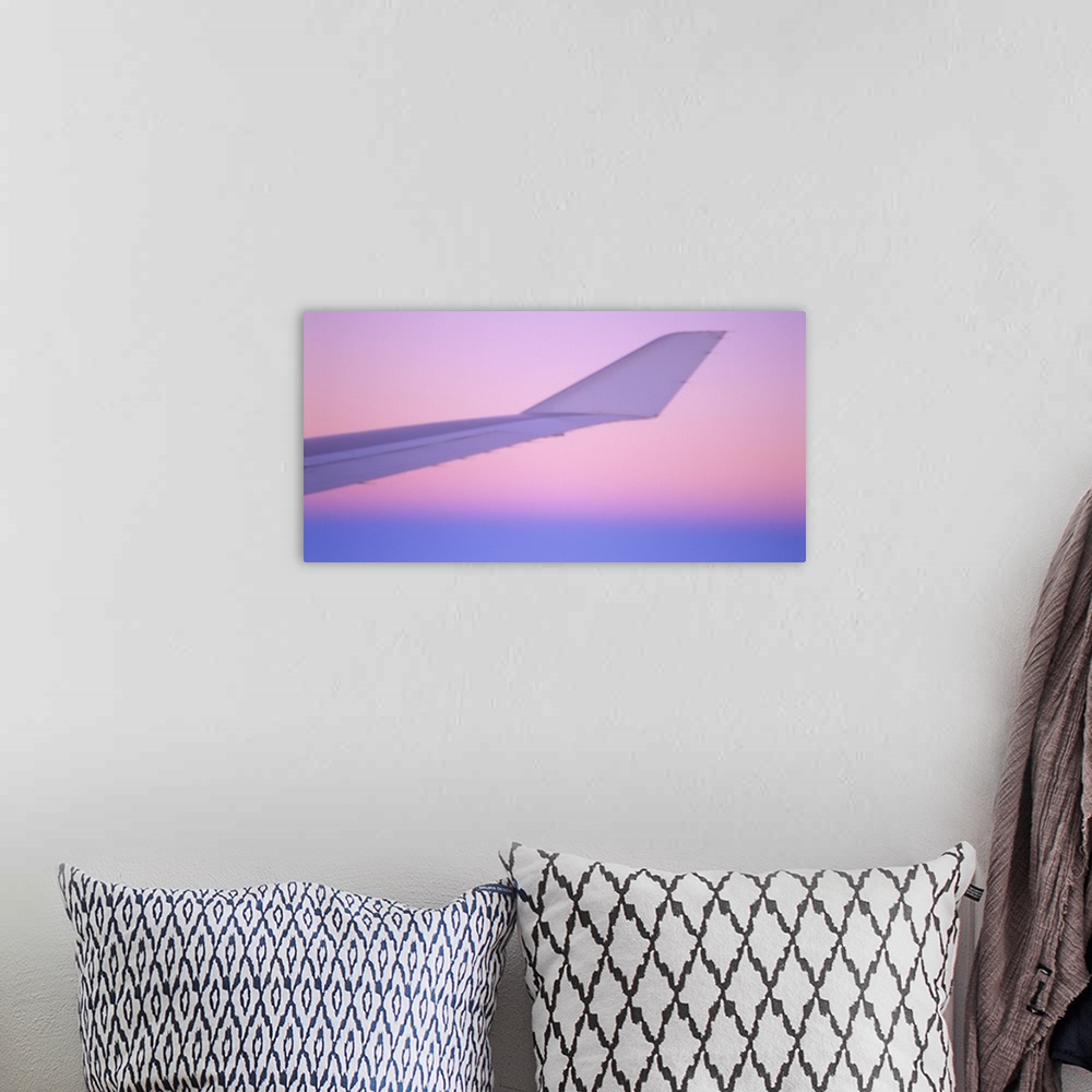 A bohemian room featuring Airplane Wing tip at Sundown