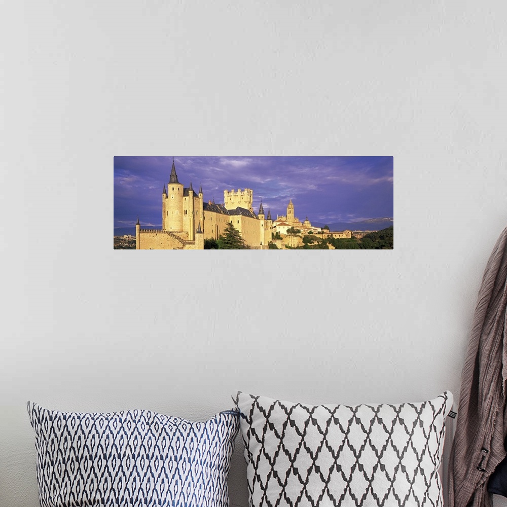 A bohemian room featuring Alcazar Castle Segovia Spain