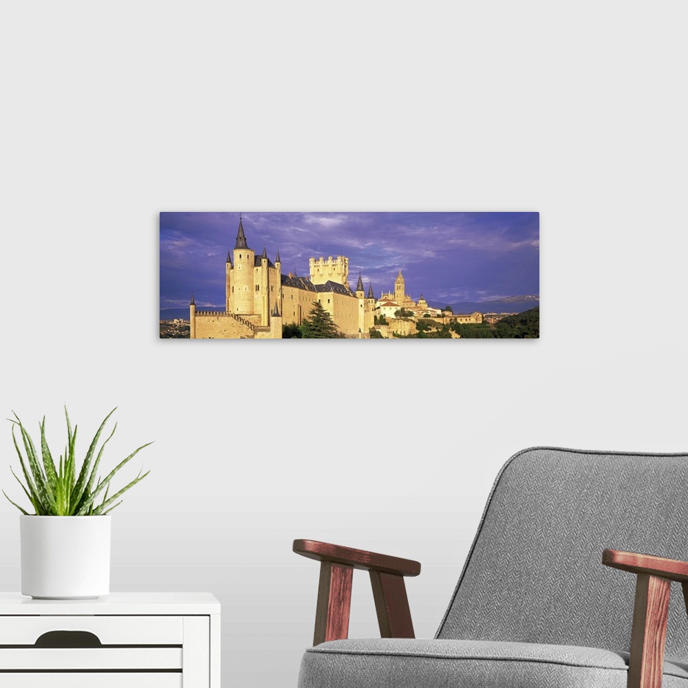 A modern room featuring Alcazar Castle Segovia Spain