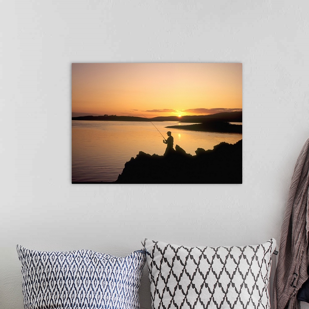 A bohemian room featuring Angler at Sunset, RoaringwaterBay, Co Cork, Ireland