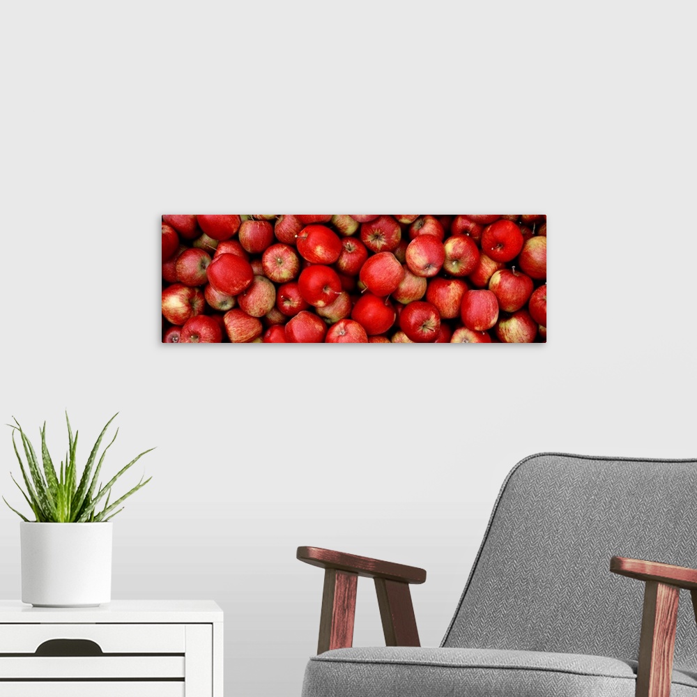 A modern room featuring Apples