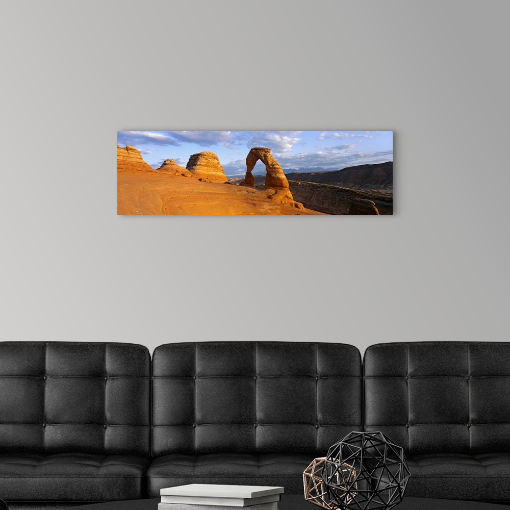 A modern room featuring Arches National Park Utah Delicate Arch