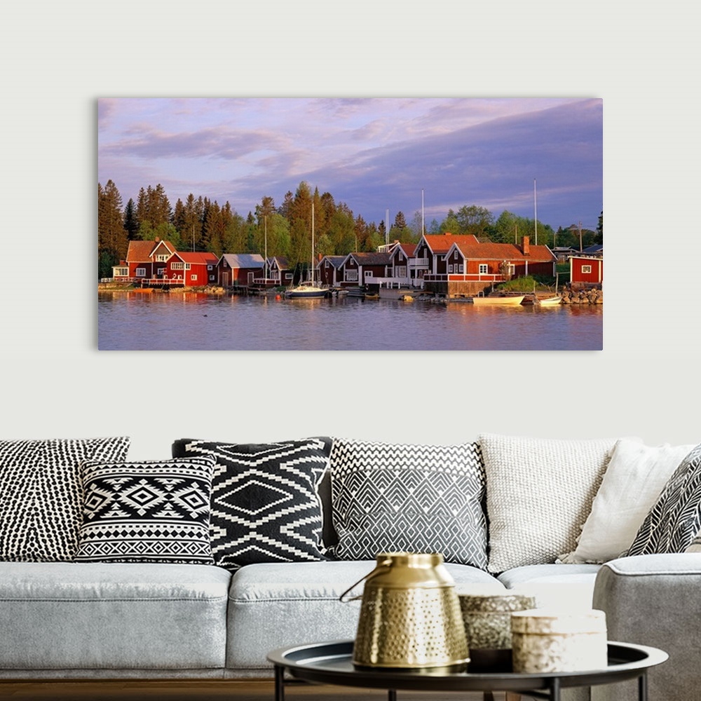 A bohemian room featuring Archipelago Fishing village on Alnoen Sweden