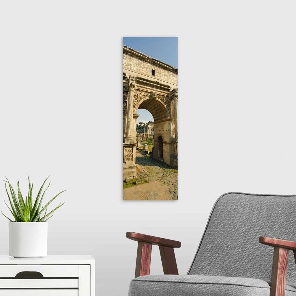 A modern room featuring Archway, Arch Of Septimius Severus, Lazio, Rome, Italy