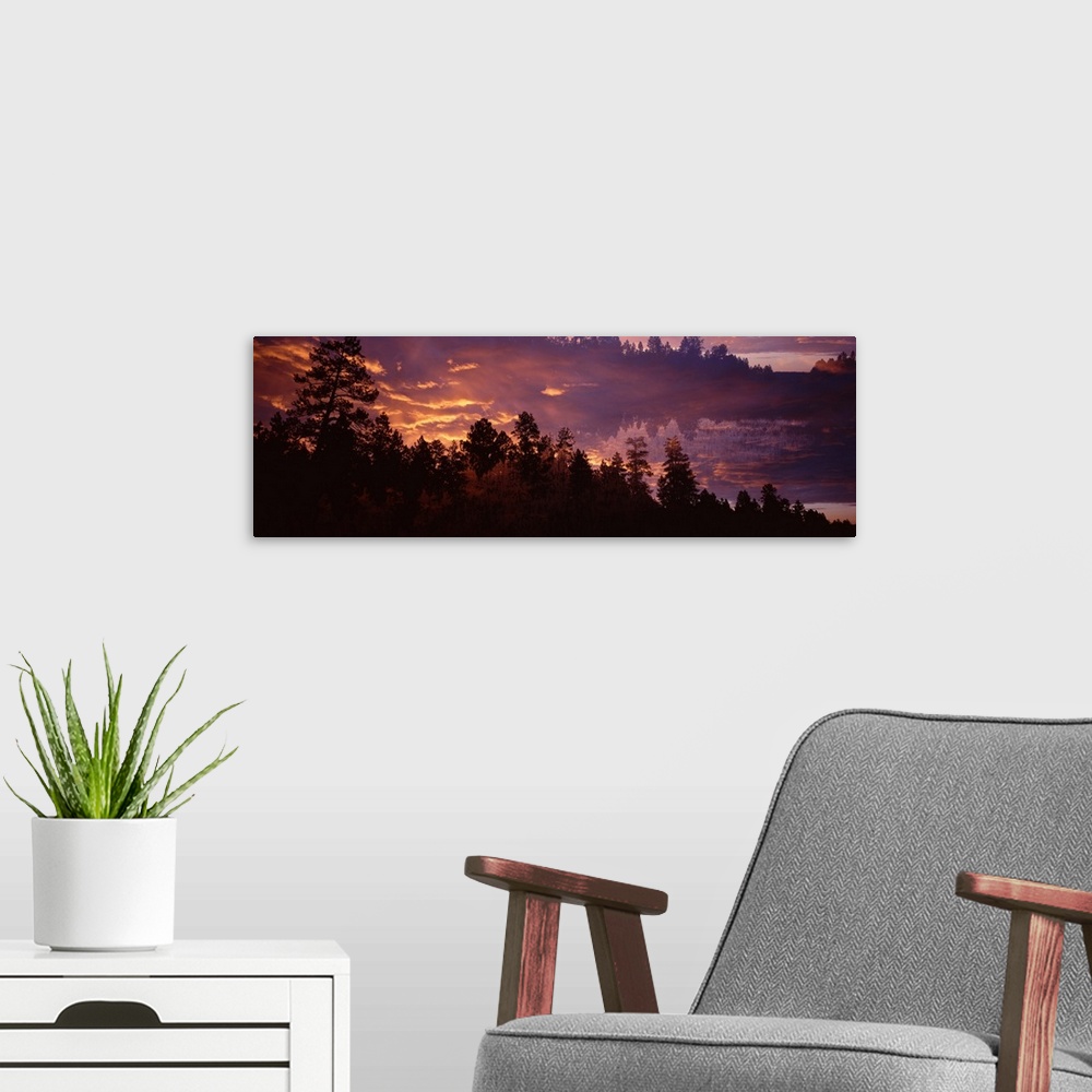 A modern room featuring Arizona, Sedona, sunrise