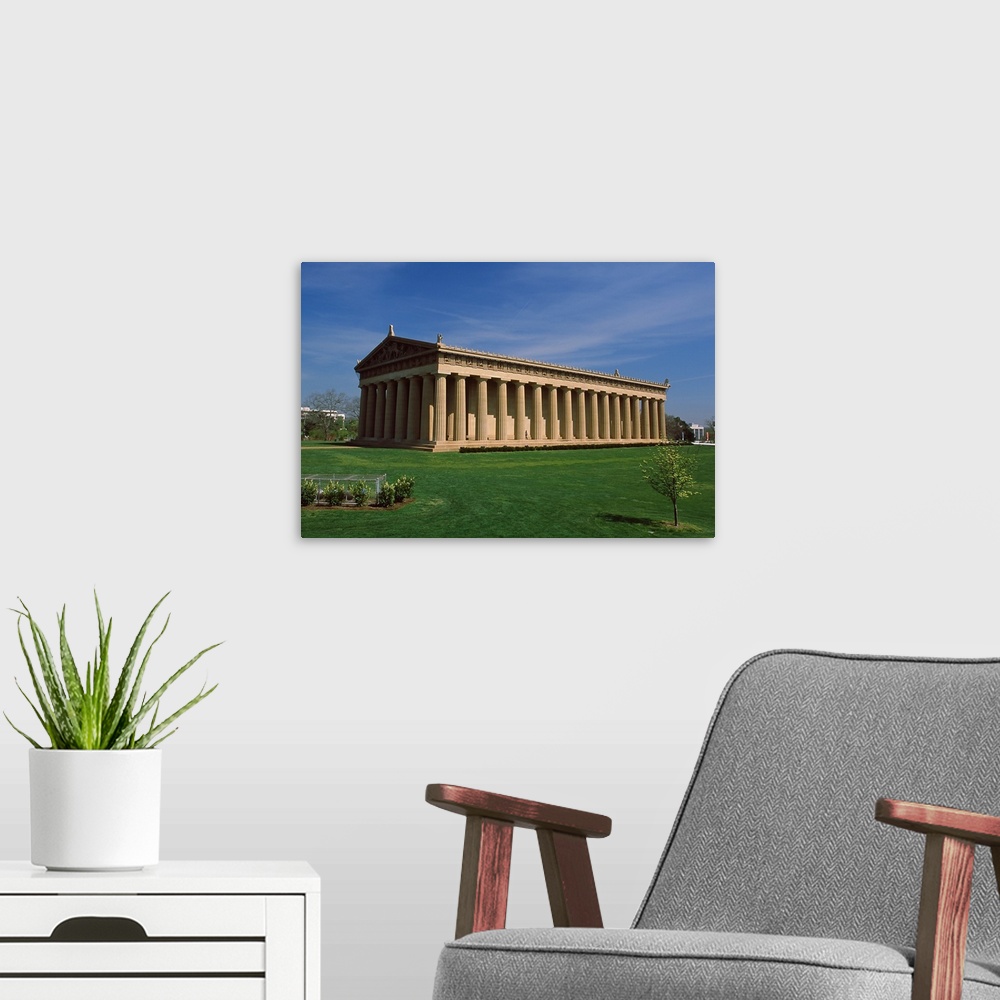 A modern room featuring Art museum in a park, The Parthenon, Centennial Park, Nashville, Davidson County, Tennessee,