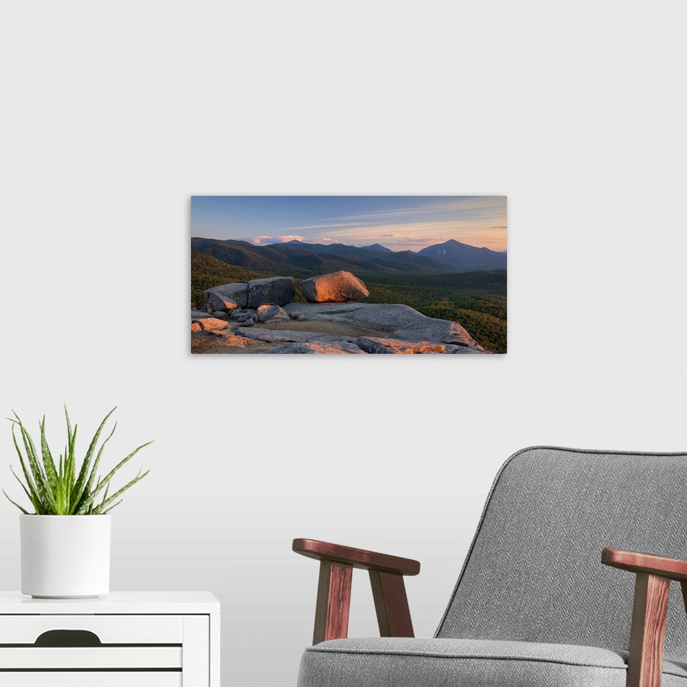 A modern room featuring Balanced rocks on Pitchoff Mountain, Adirondack Park, New York State