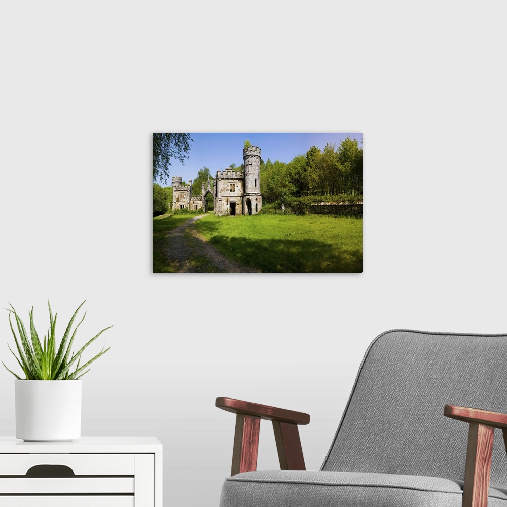 A modern room featuring Ballysaggartmore Towers, Lismore, County Waterford, Ireland