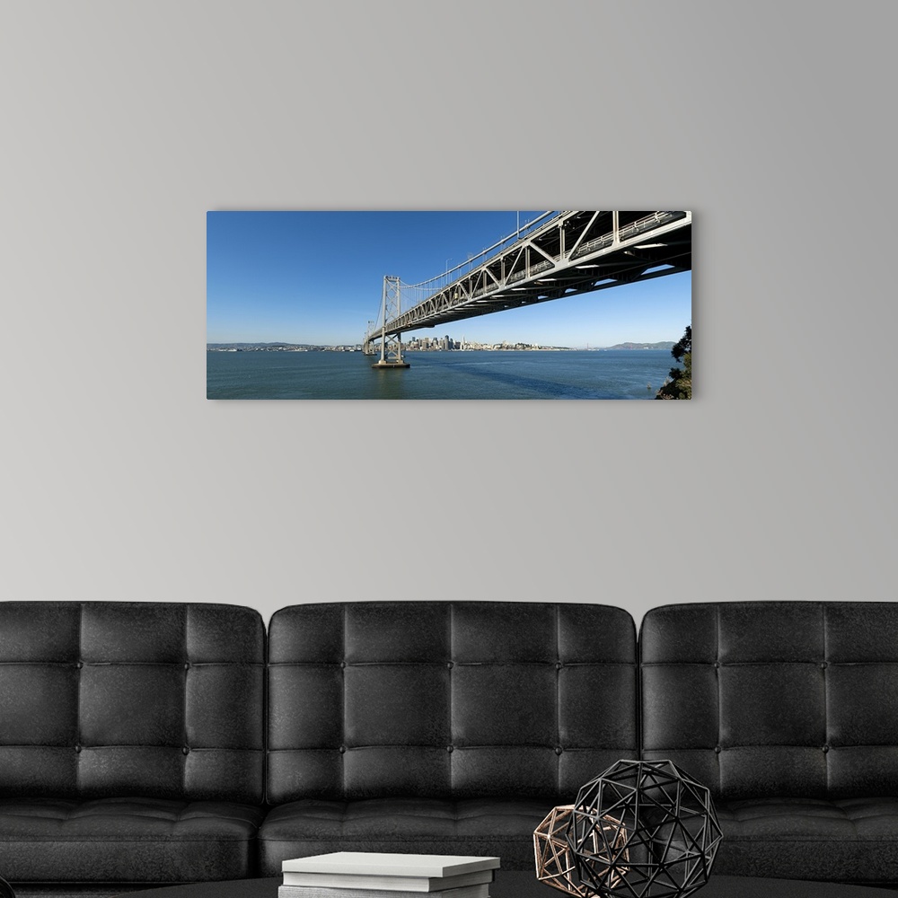 A modern room featuring Bay Bridge, San Francisco Bay, San Francisco, California, 2010