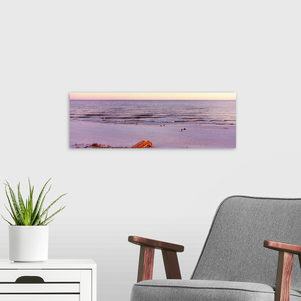 A modern room featuring Beach at sunset, Gulf of Mexico, Orange Beach, Baldwin County, Alabama