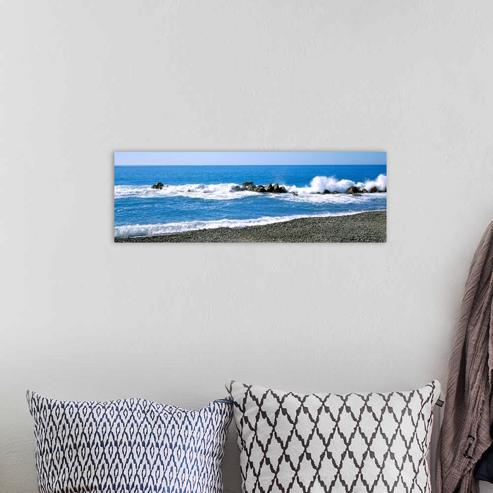 A bohemian room featuring Beach Chiavari Liguria Italy