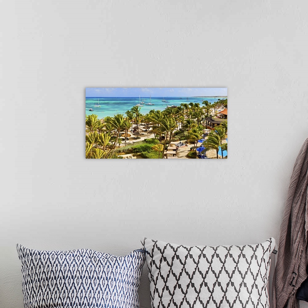 A bohemian room featuring Beach resort, Aruba, West Indies