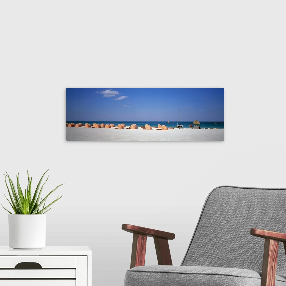 A modern room featuring Beach Scene Miami FL