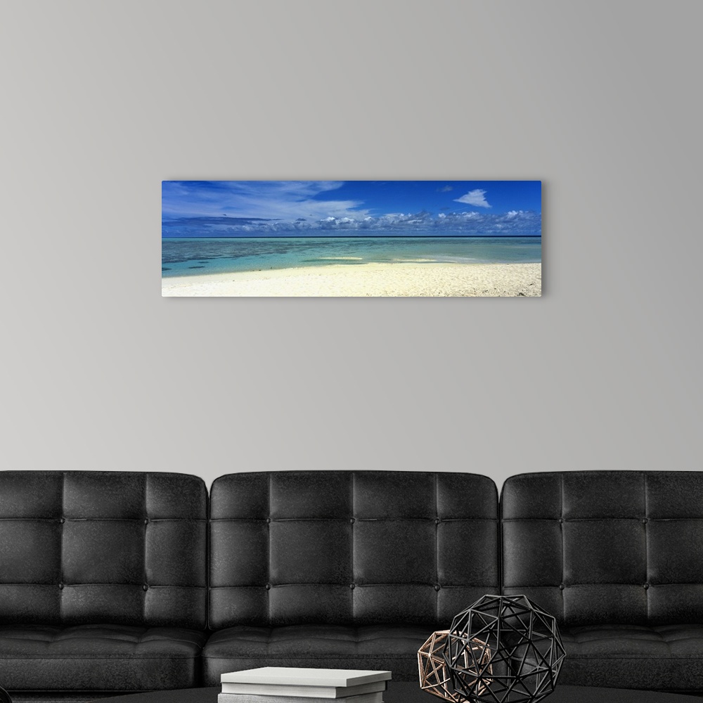 A modern room featuring Beach Scenic
