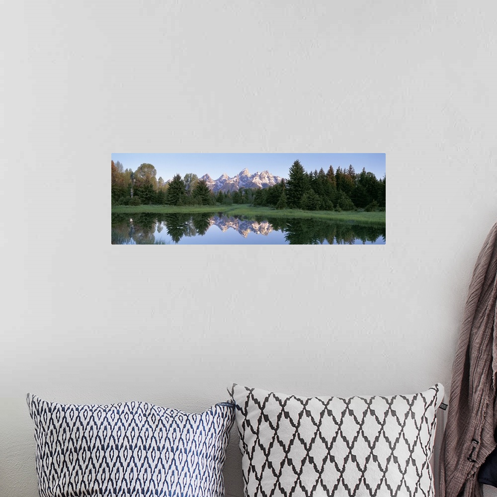 A bohemian room featuring Beaver Pond Grand Teton National Park WY