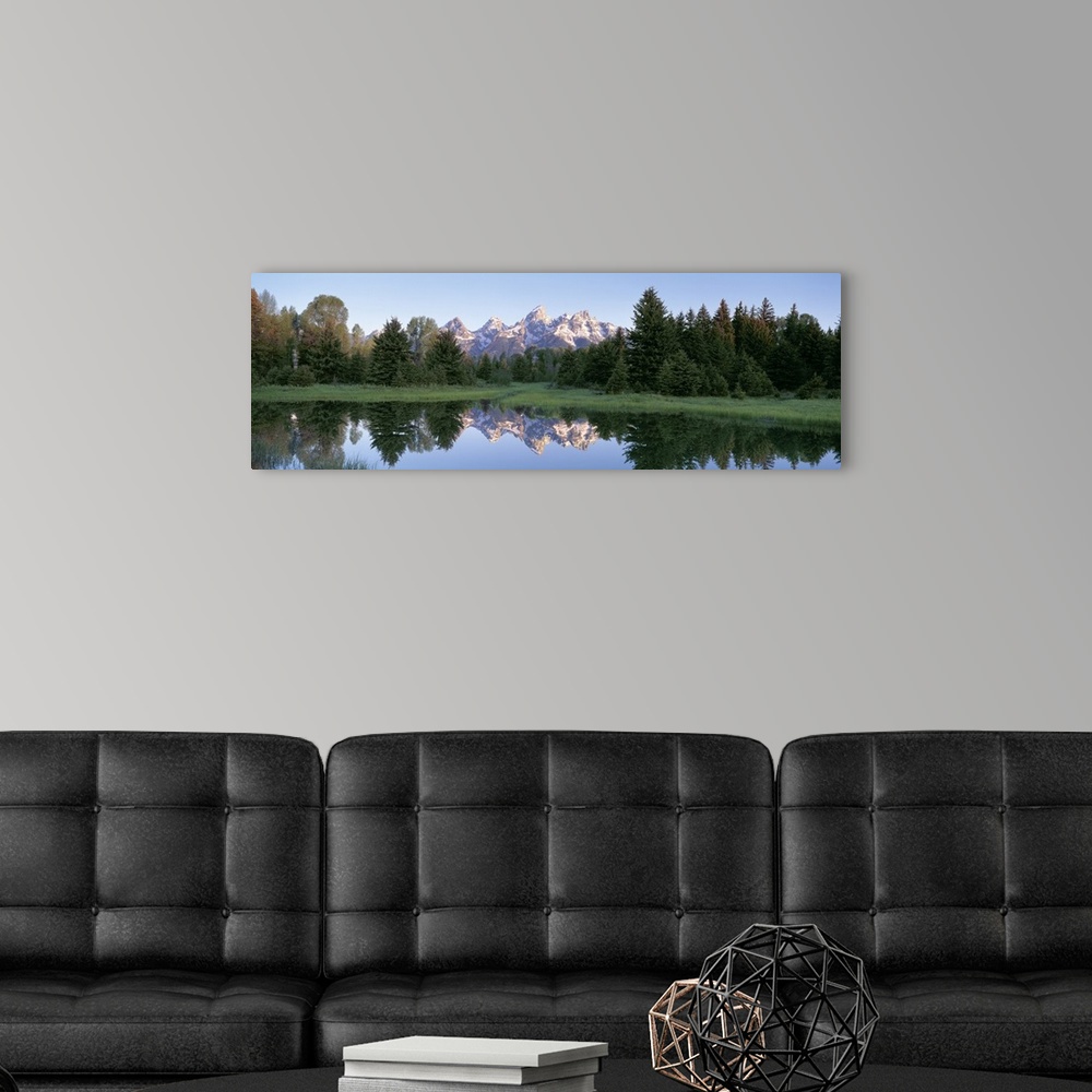 A modern room featuring Beaver Pond Grand Teton National Park WY