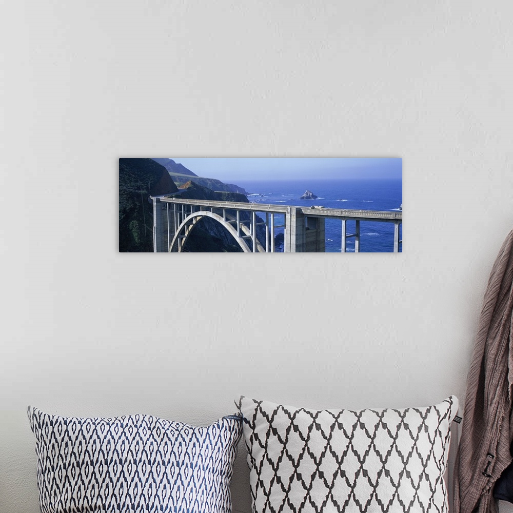 A bohemian room featuring Bixby Bridge Big Sur CA