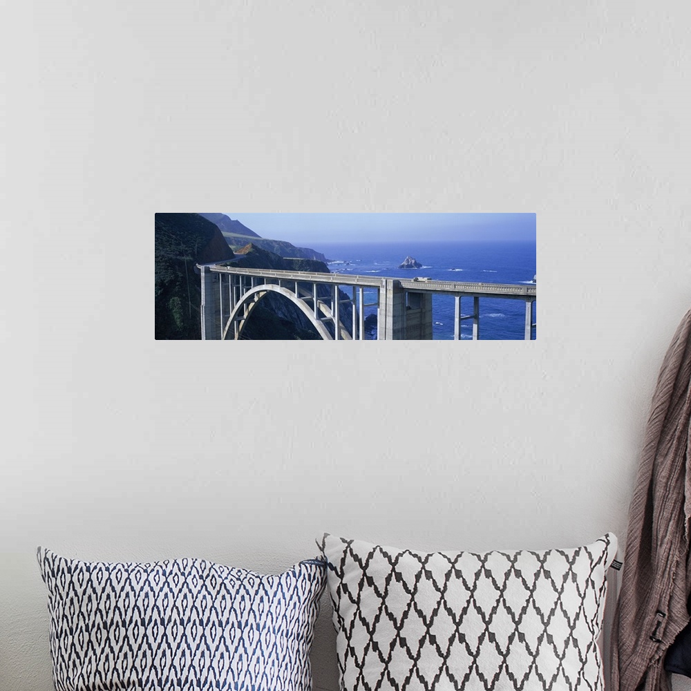 A bohemian room featuring Bixby Bridge Big Sur CA