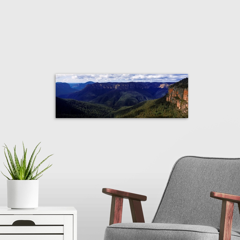 A modern room featuring Blue Mountains Australia