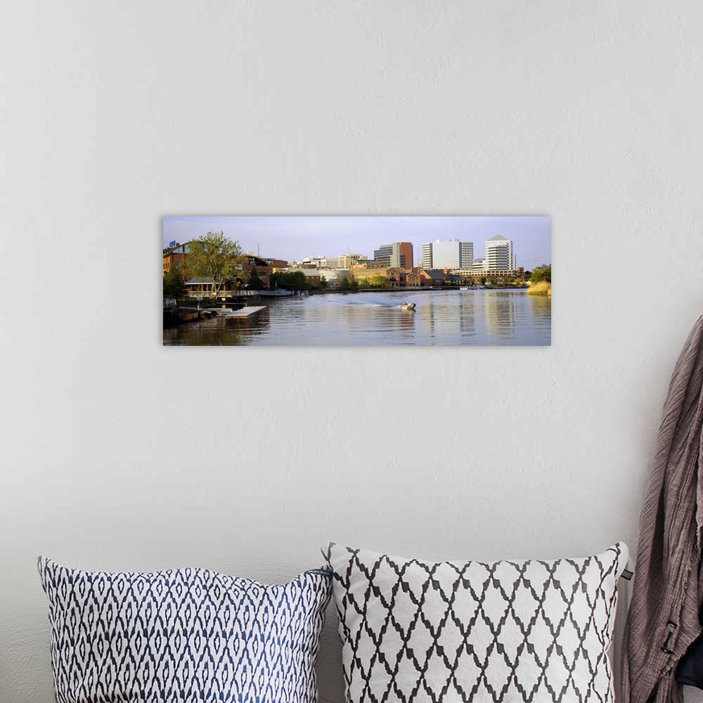 A bohemian room featuring Boat in a river, Delaware River, Wilmington, Delaware