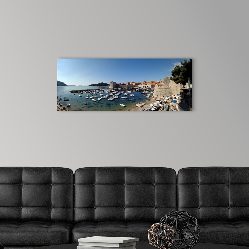 A modern room featuring Boats in the sea, Old City, Dubrovnik, Croatia