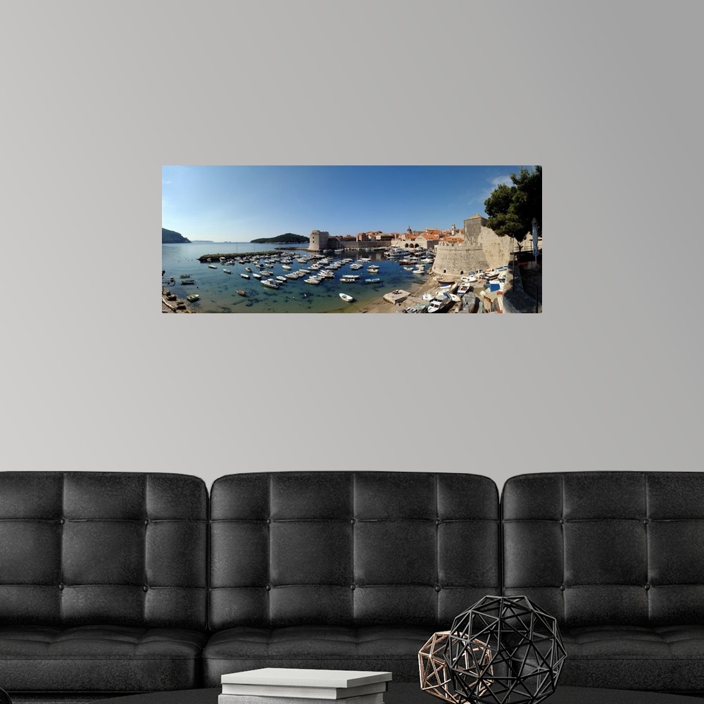 A modern room featuring Boats in the sea, Old City, Dubrovnik, Croatia