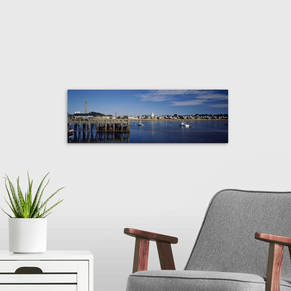 A modern room featuring Boats in the sea, Provincetown, Cape Cod, Massachusetts
