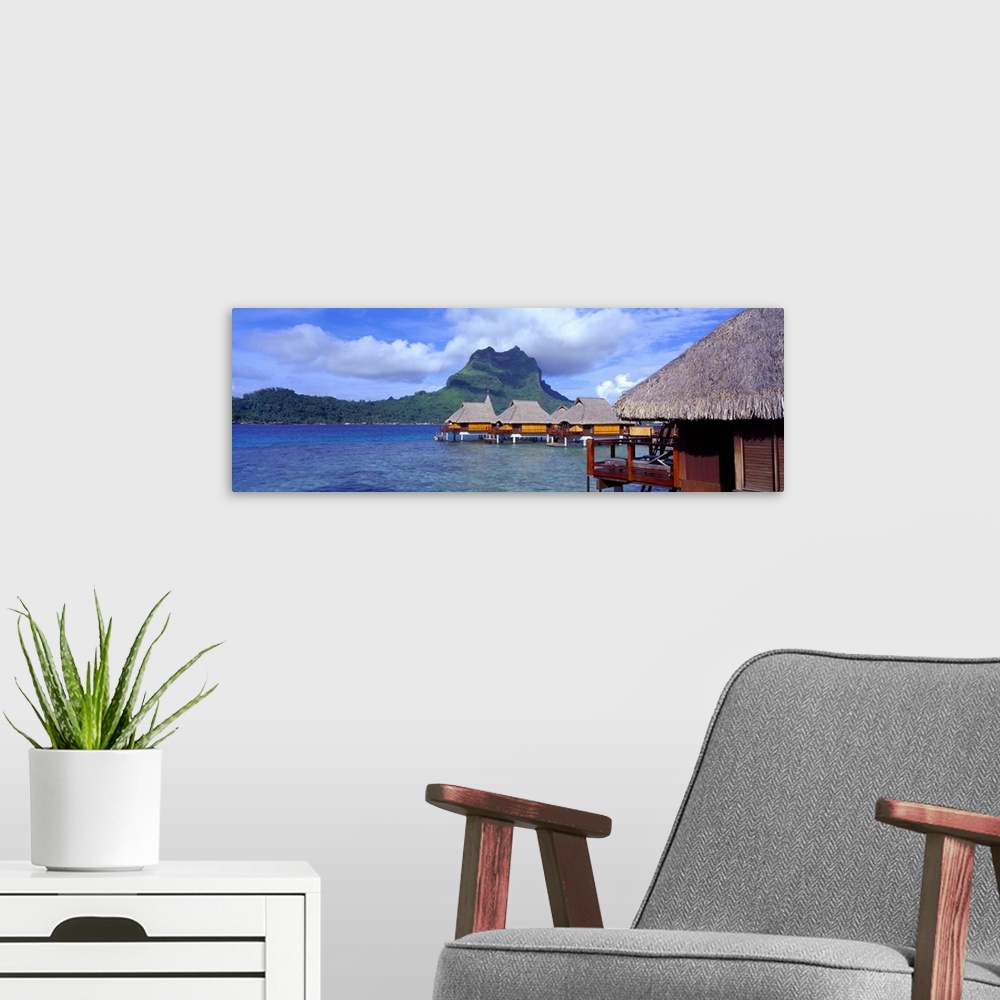 A modern room featuring Bora Bora French Polynesia