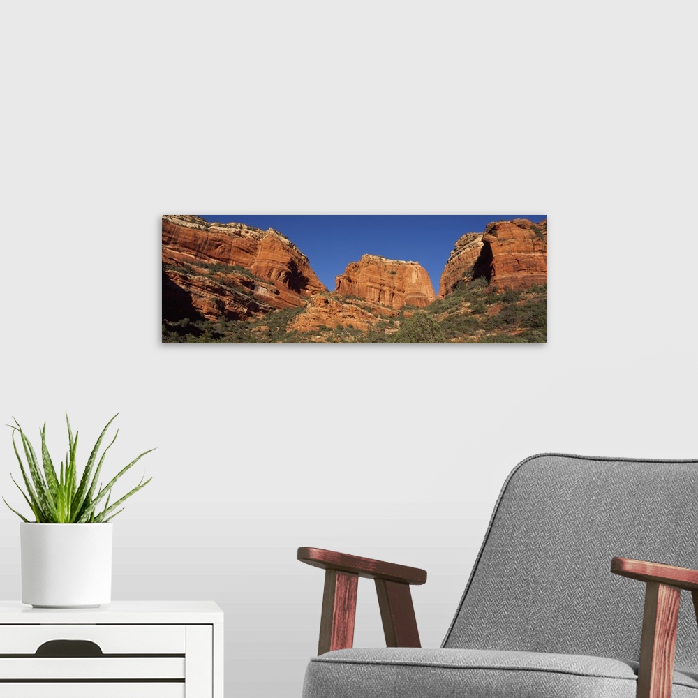 A modern room featuring Boynton Canyon Red Rock Secret Wilderness Area AZ