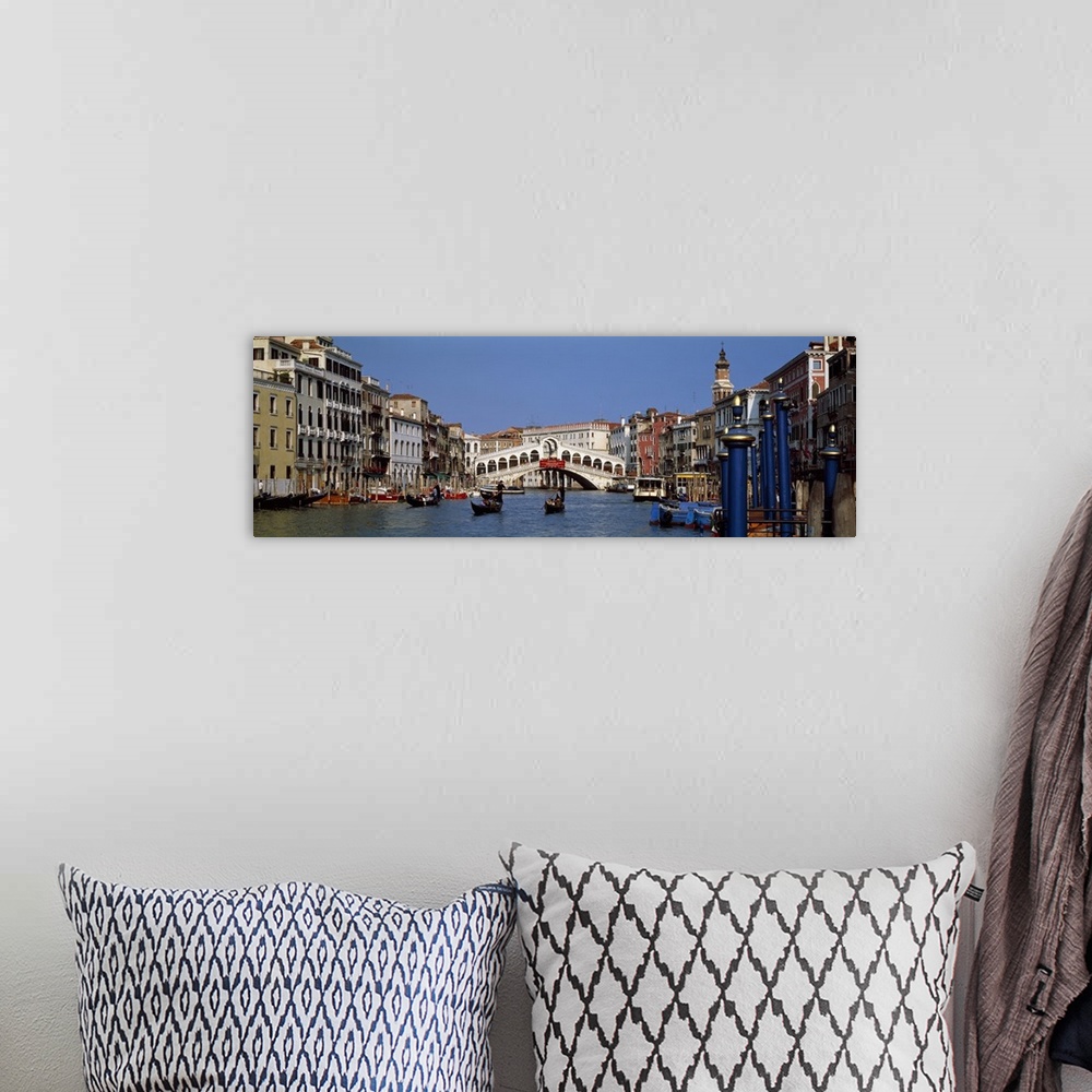 A bohemian room featuring Bridge across a canal Rialto Bridge Grand Canal Venice Veneto Italy