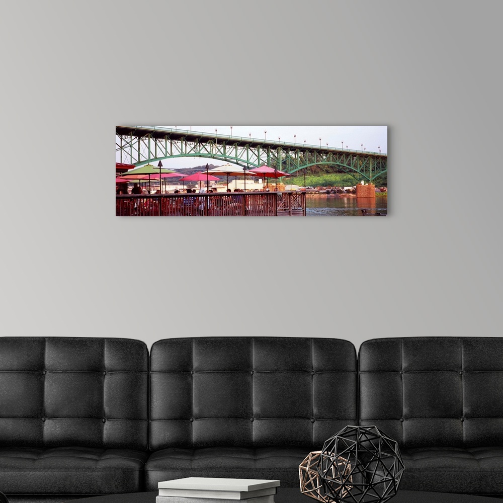A modern room featuring Bridge across river Gay Street Bridge Tennessee River Knoxville Knox County Tennessee 2010