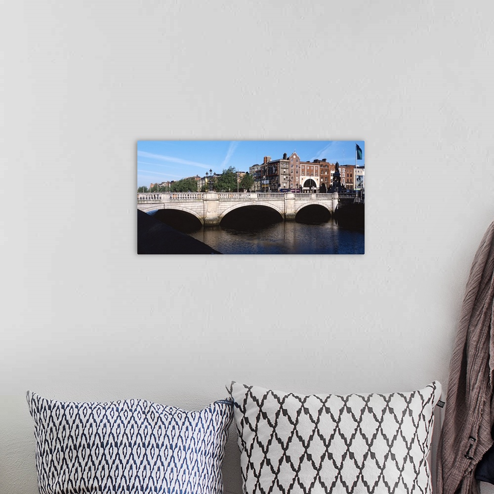 A bohemian room featuring Bridge over a river, OConnell Bridge, Liffey River, Dublin, Republic of Ireland