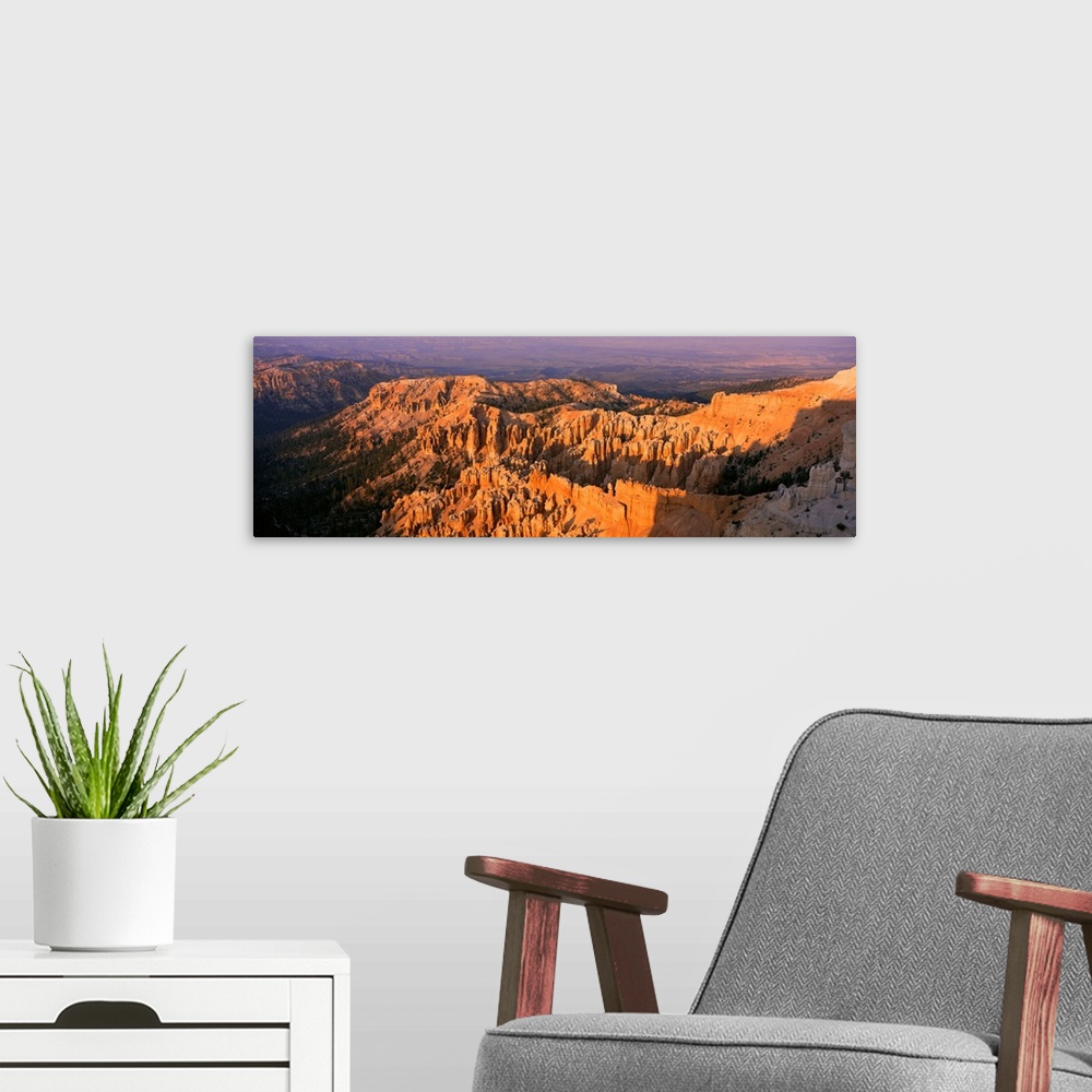 A modern room featuring Bryce Canyon National Park UT