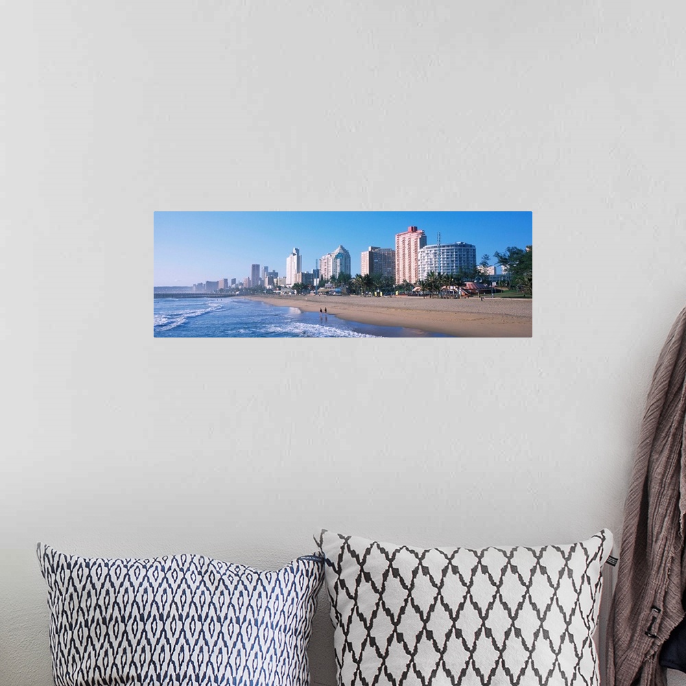 A bohemian room featuring Buildings at the beachfront, Golden Mile, Durban, South Africa