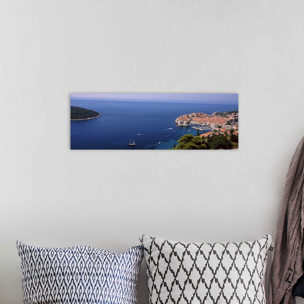 A bohemian room featuring Buildings at the waterfront, Dubrovnik, Dalmatia, Croatia