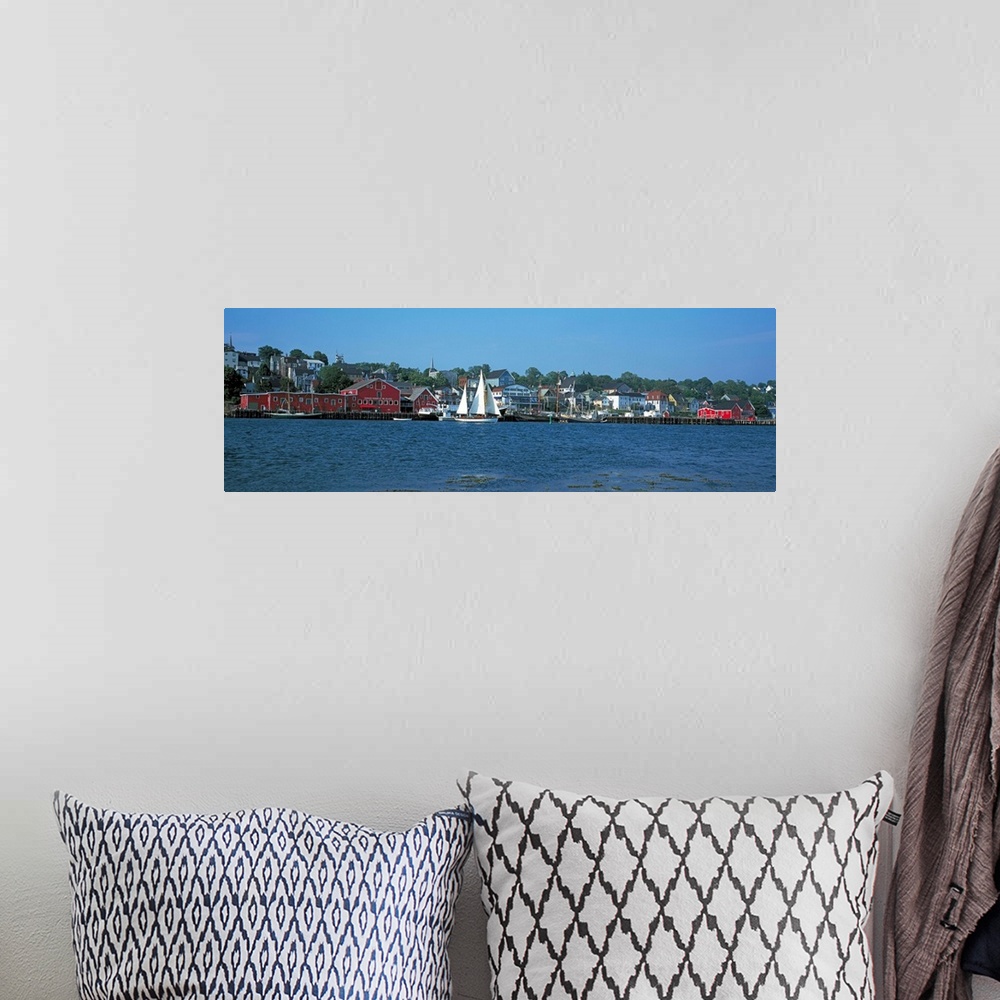 A bohemian room featuring Buildings at the waterfront, Lunenburg, Nova Scotia, Canada