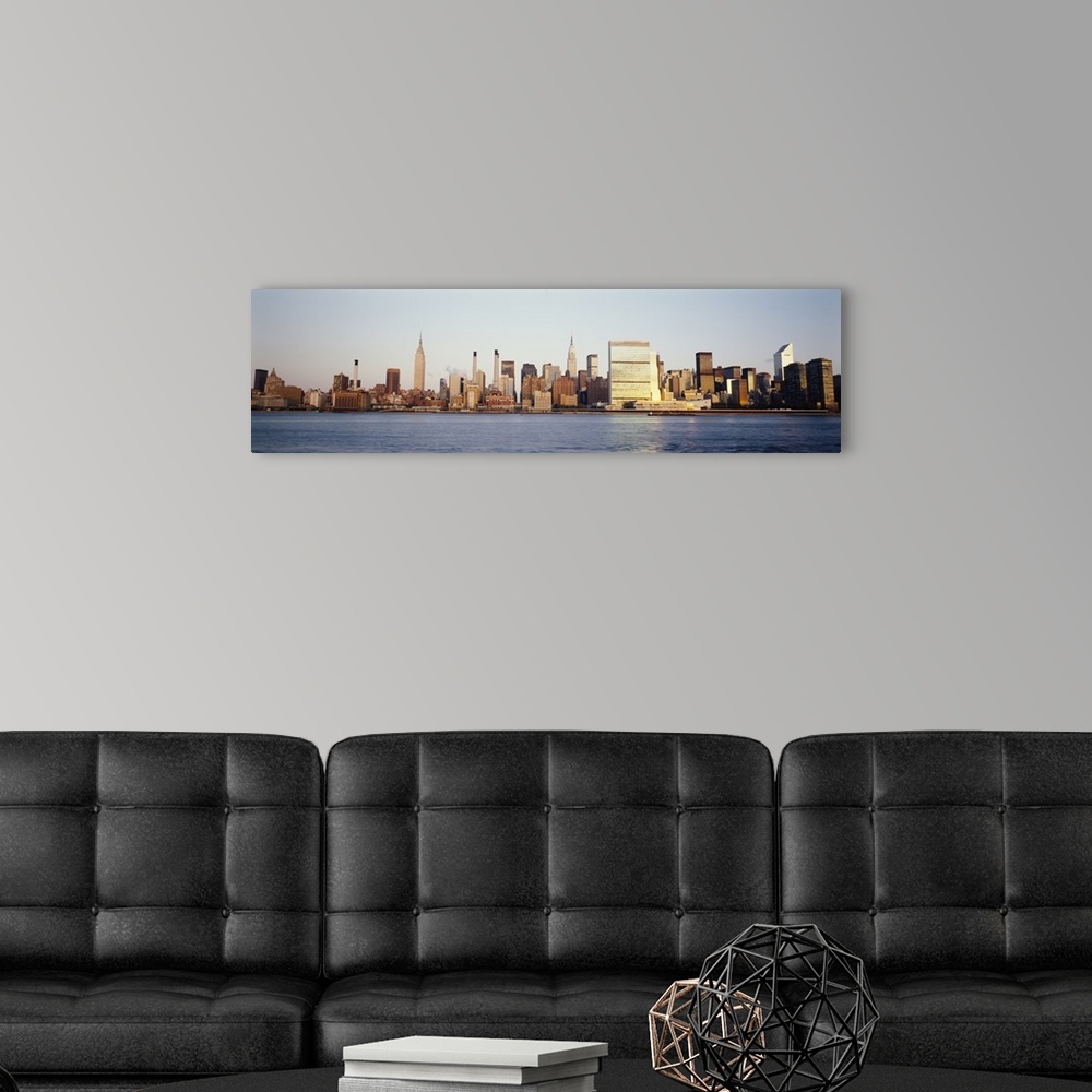 A modern room featuring Buildings at the waterfront, Manhattan, New York City, New York State