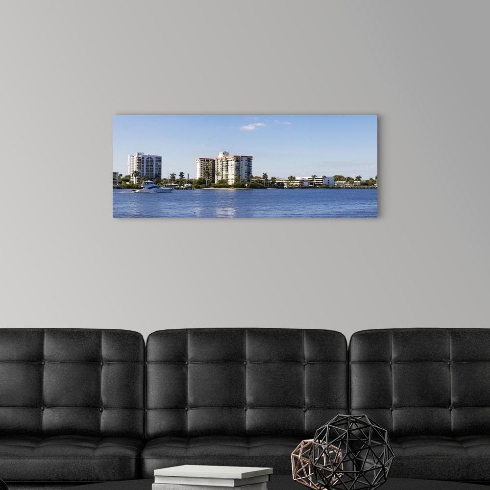 A modern room featuring Buildings at the waterfront, West Palm Beach, Florida