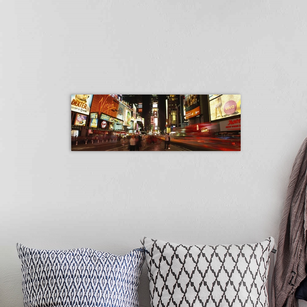 A bohemian room featuring Buildings in a city, Broadway, Times Square, Midtown Manhattan, Manhattan, New York City, New Yor...
