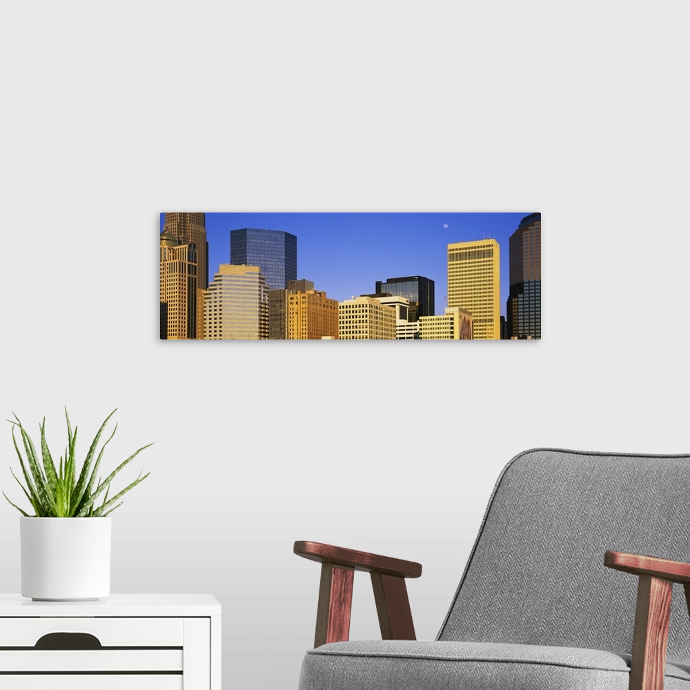 A modern room featuring Buildings in a city, Charlotte, Mecklenburg County, North Carolina