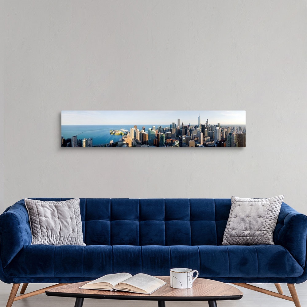 A modern room featuring Buildings in a city Chicago Cook County Illinois