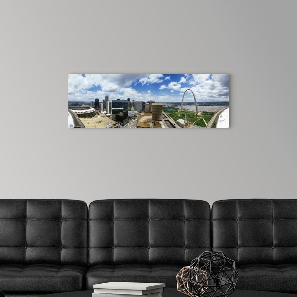 A modern room featuring Buildings in a city Gateway Arch St. Louis Missouri