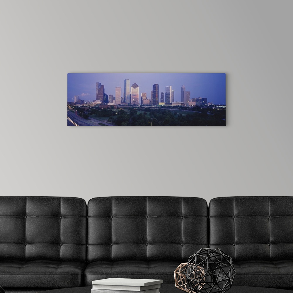 A modern room featuring Buildings in a city, Houston, Texas