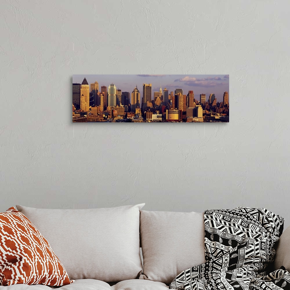 A bohemian room featuring Buildings in a city, Manhattan, New York City, New York State