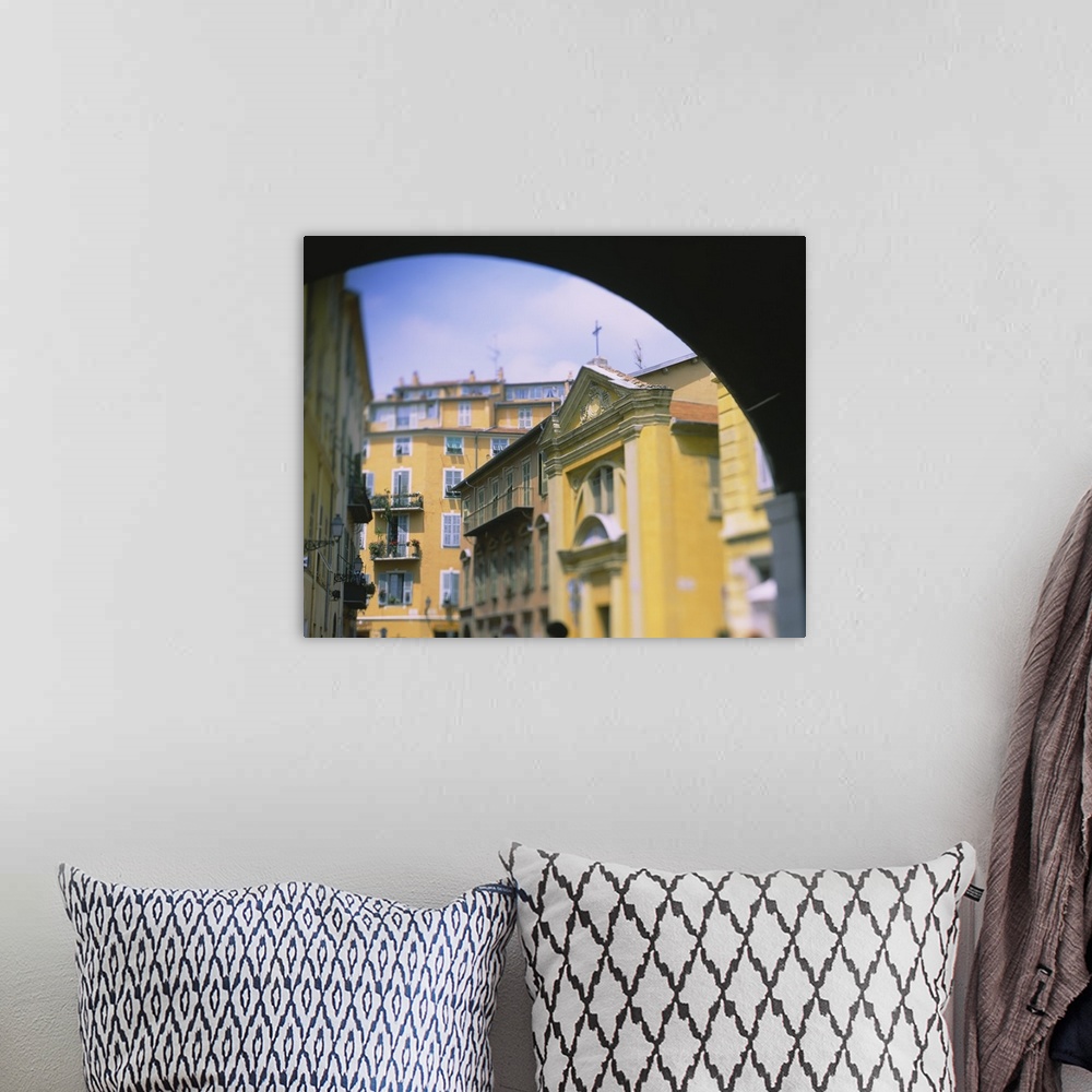 A bohemian room featuring Buildings in a city, Nice, Cote dAzur, France