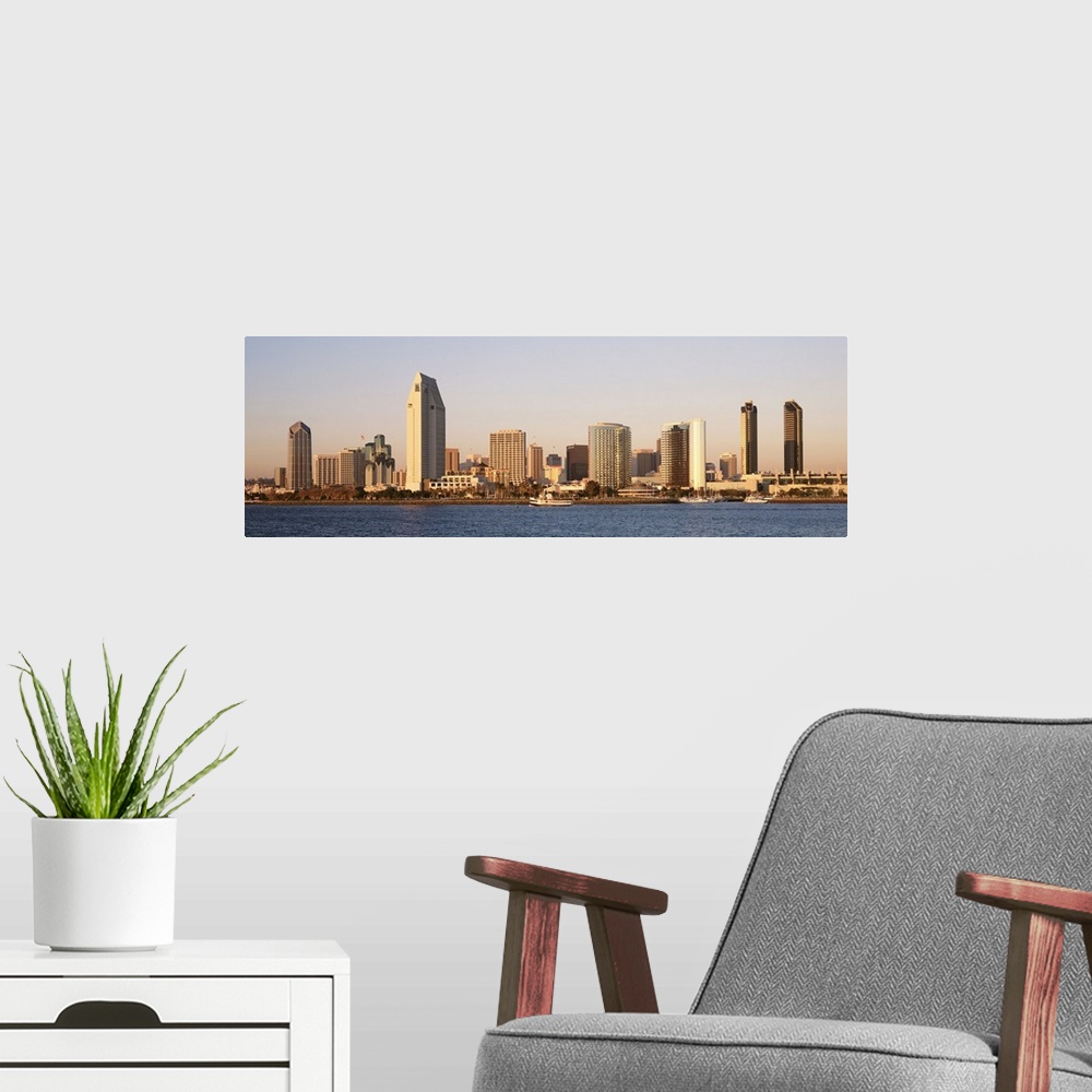 A modern room featuring Buildings in a city, San Diego, California